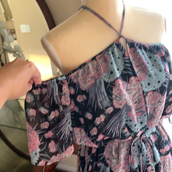 NWOT LoveShackFancy silk Amira dress, sz M - Picture 6 of 9